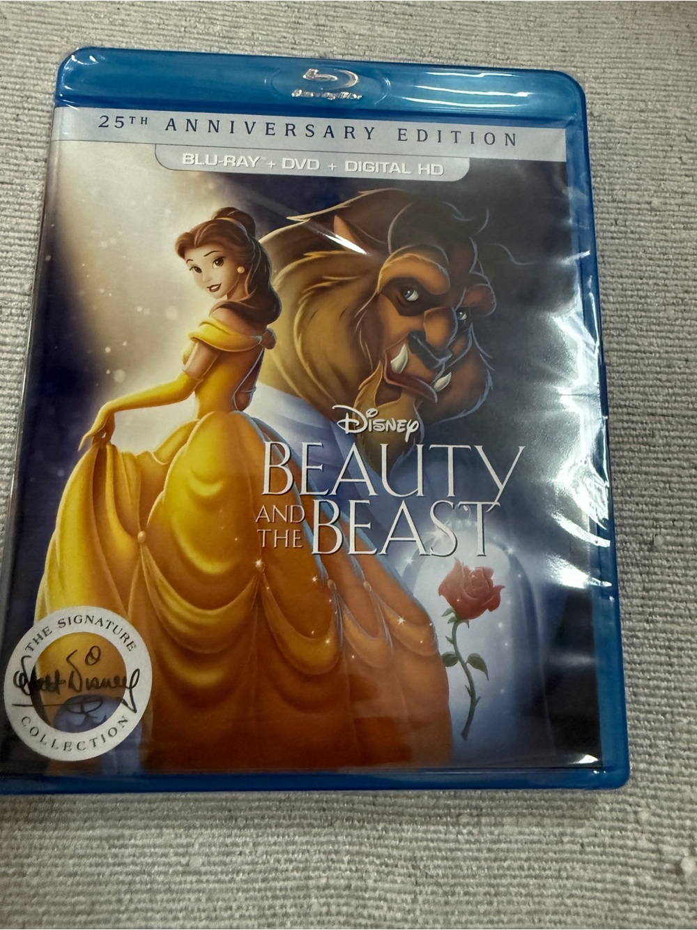 Disney’s animated Beauty & the Beast 25th Anniversary Blu-ray and DVD—NWT